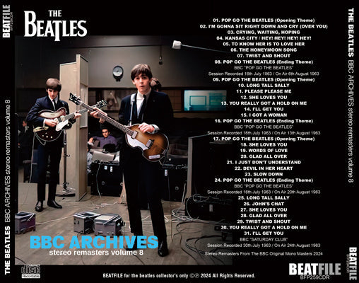 THE BEATLES / BBC ARCHIVES STEREO REMASTERS VOL.8 Soundboard (1CDR)