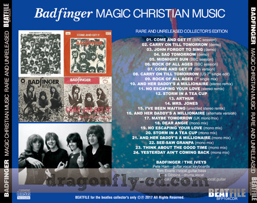 BADFINGER / MAGIC CHRISTAN MUSIC SOUNDBOARD (1CDR)