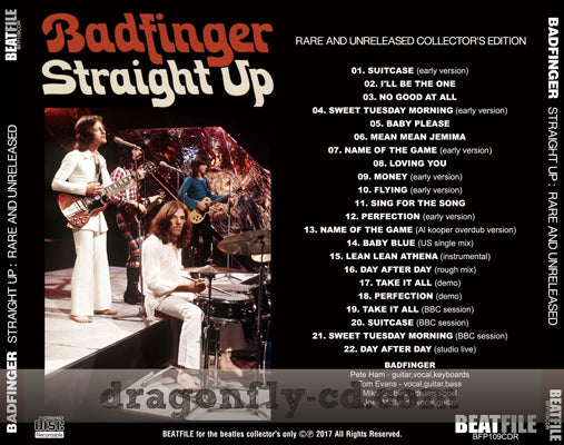 BADFINGER / STRAIGHT UP SOUNDBOARD (1CDR)