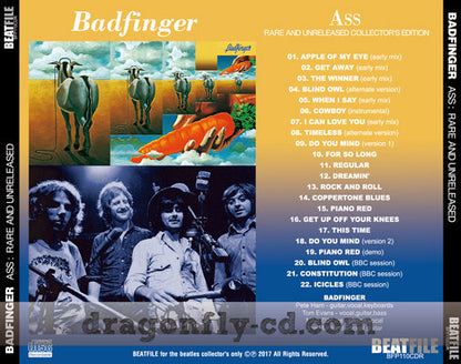 BADFINGER / ASS RARE AND UNRELEASED SOUNDBOARD (1CDR)