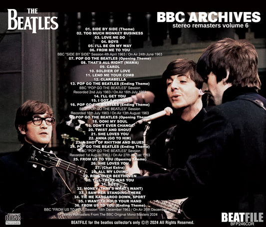 THE BEATLES / BBC ARCHIVES STEREO REMASTERS VOL.6 (1CDR)
