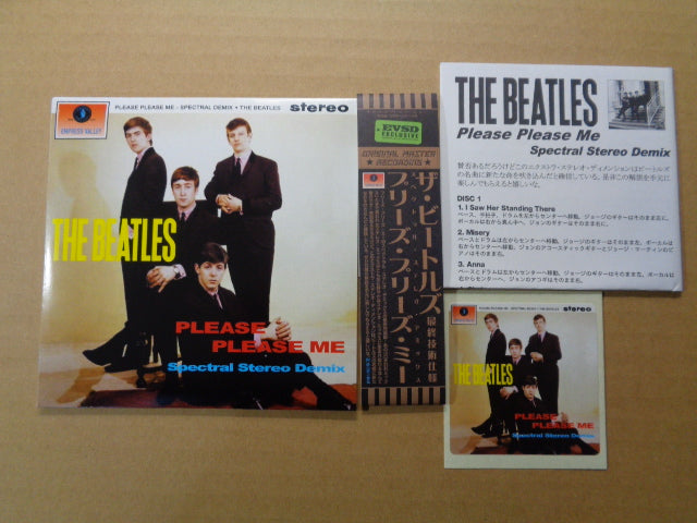 THE BEATLES / PLEASE PLEASE ME (2CD) spectral stereo demix US cover w/sticker promo