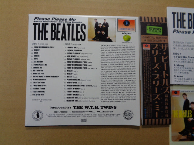 THE BEATLES / PLEASE PLEASE ME (2CD) spectral stereo demix US cover w/sticker promo