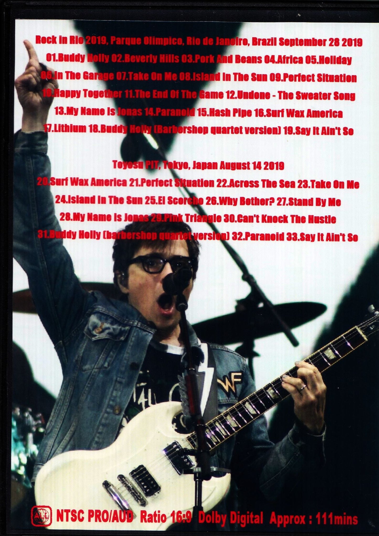 Weezer / Brazil 2019 & more (1DVDR (White label disc ))