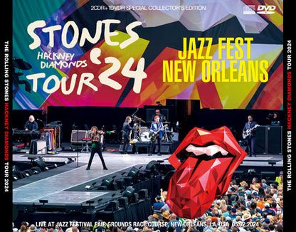 The Rolling Stones / Festival de Jazz de Nueva Orleans, gira Hackney Diamonds 2024 (2 CD + 1 DVD)