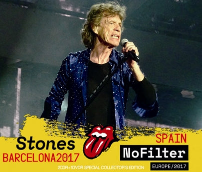 THE ROLLING STONES / NO FILTER TOUR BARCELONA, SPAIN 2017 (2CDR+1DVDR)