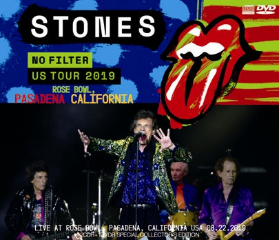 THE ROLLING STONES / NO FILTER US TOUR 2019 ROSE BOWL, PASADENA, CALIFORNIA (2CDR+1DVDR)