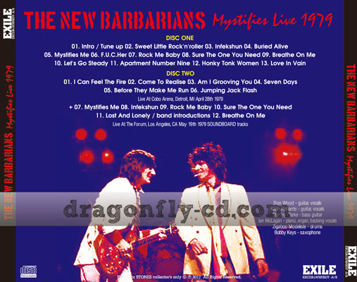 NEW BARBARIANS / MYSTIFIED LIVE 1979 (2CDR)