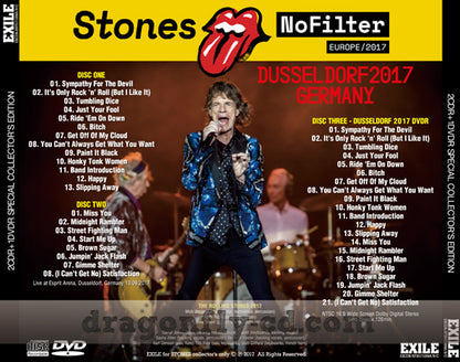 THE ROLLING STONES / NO FILTER TOUR DUSSELDORF 2017 (2CDR+1DVDR)