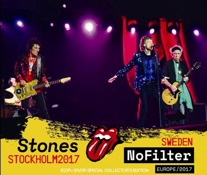 THE ROLLING STONES / NO FILTER TOUR STOCKHOLM, SWEDEN 2017 (2CDR+1DVDR)