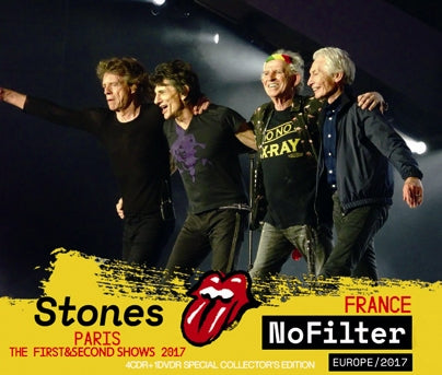 THE ROLLING STONES / NO FILTER TOUR: PARIS 1ST & 2ND SHOW 2017 (4CDR+1DVDR)