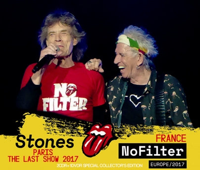 THE ROLLING STONES / NO FILTER TOUR PARIS THE LAST SHOW 2017 (2CDR+1DVDR)