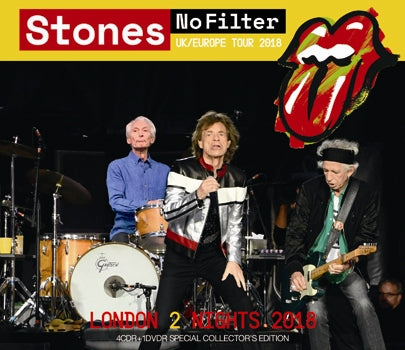 THE ROLLING STONES / NO FILTER TOUR LONDON 2 NIGHTS 2018 (4CDR+1DVDR)