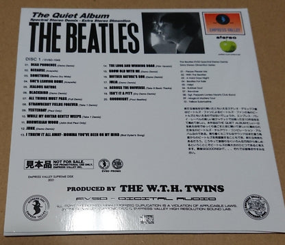 THE BEATLES / The Quiet Album (1CD) SPECTRAL STEREO DEMIX Empress Vallely