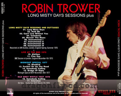 ROBIN TROWER / LONG MISTY DAYS SESSIONS plus (1CDR)