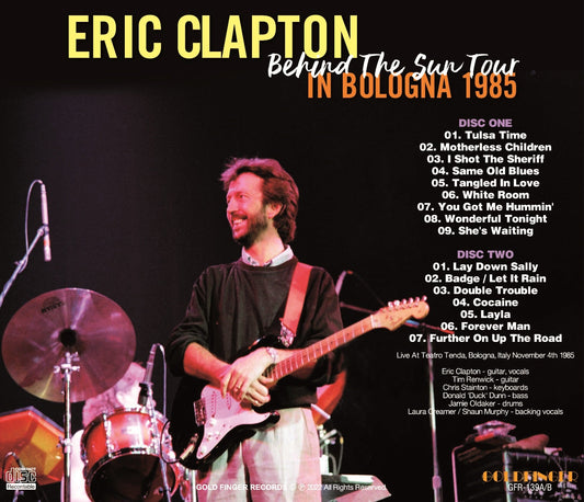 ERIC CLAPTON / GIRA DETRÁS DEL SOL EN BOLONIA 1985 (2 CD)
