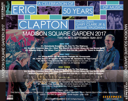 ERIC CLAPTON / MADISON SQUARE GARDEN 2017 (4CDR)