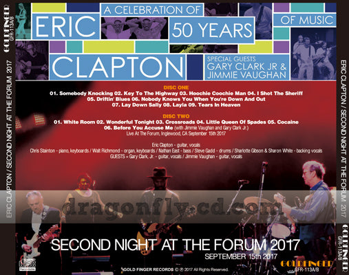 ERIC CLAPTON / SEGUNDA NOCHE EN EL FORUM 2017 (2CDR)