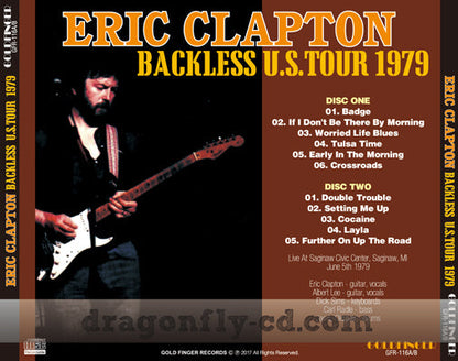 ERIC CLAPTON / BACKLESS U.S. TOUR 1979 (2CDR)