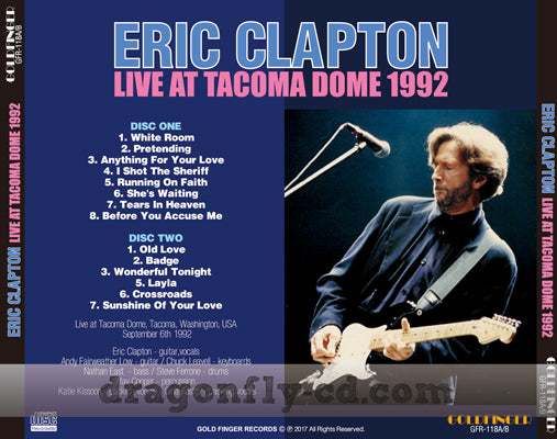 ERIC CLAPTON / LIVE AT TACOMA DOME 1992 (2CDR)