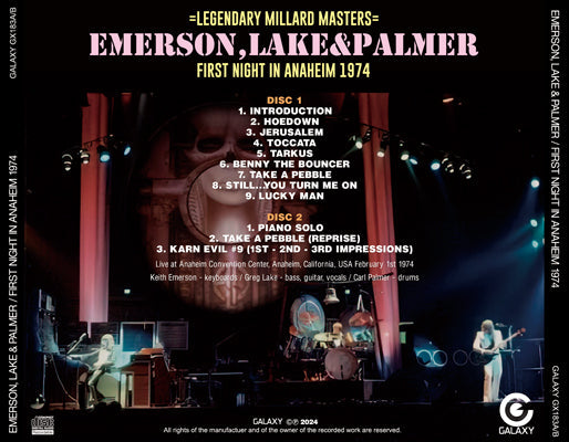 EMERSON, LAKE &amp; PALMER / PRIMA NOTTE AD ANAHEIM 1974 (2CDR)
