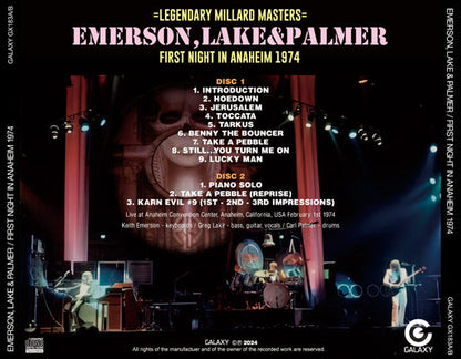 EMERSON, LAKE &amp; PALMER / PRIMA NOTTE AD ANAHEIM 1974 (2CDR)