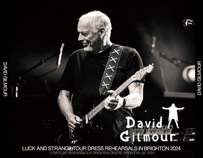 DAVID GILMOUR / LUCK AND STRANGE TOUR DRESS REHEARSALS IN BRIGHTON 2024 (4CDR)
