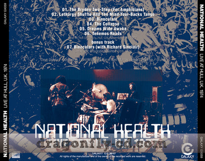 NAITONAL HEALTH / LIVE AT HULL, U.K. 1977 (1CDR)