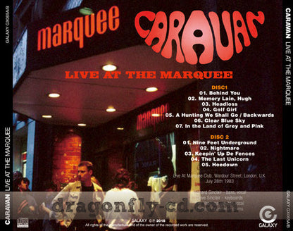 CARAVAN / LIVE AT THE MARQUEE (2CDR)