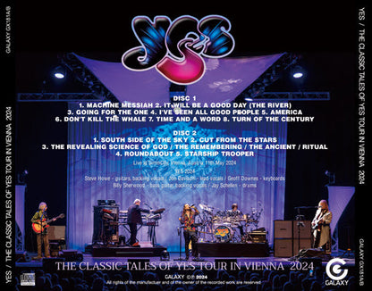 YES / THE CLASSIC TALES OF YES TOUR EN VIENA 2024 (2CDR)