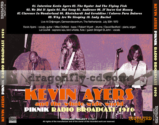 KEVIN AYERS / PIKNIK: RARE AND UNRELEASED (1CDR)