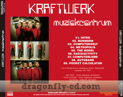 KRAFTWERK / MUZIEKCENTRUM Soundboard (1CDR)