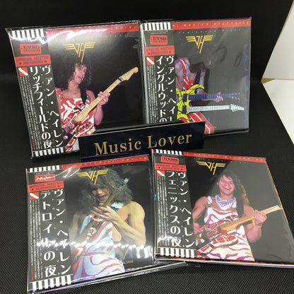 VAN HALEN / Detroit Ritchfield Phoenix Inglewood 1982 SOUNDBOARD SET DE 4 NOCHES (8 CD) Empress Valley ¡Nuevo!