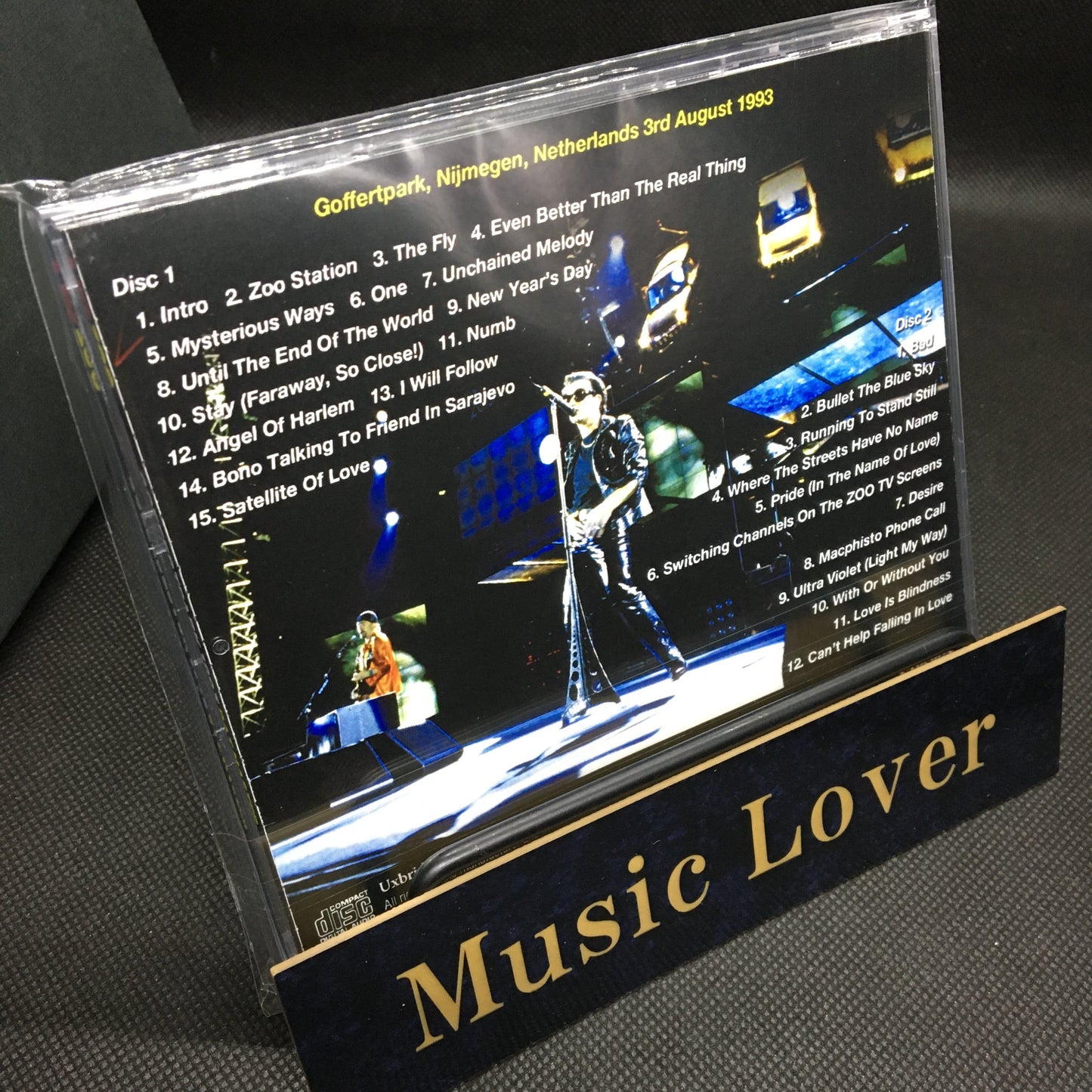 U2 / GOFFERTPARK 1993 DAT MASTER (2CDR)