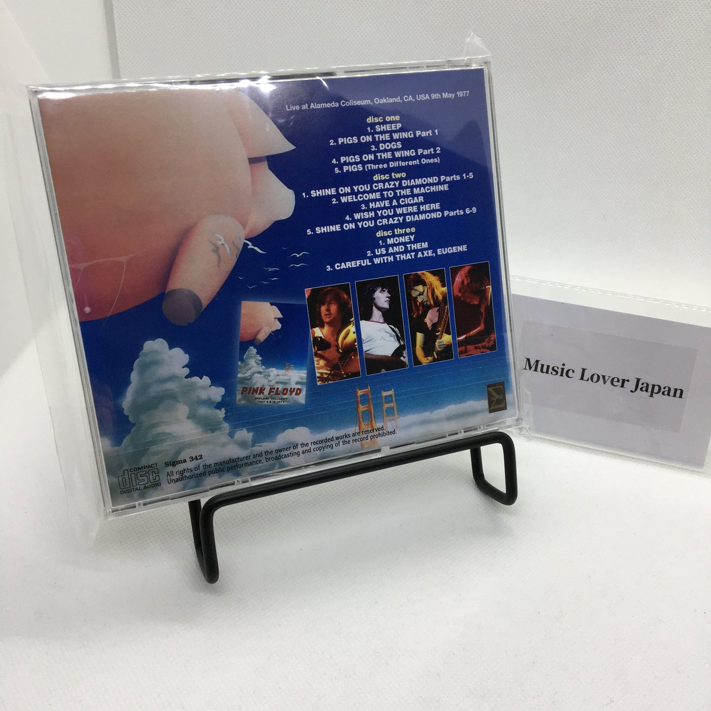 PINK FLOYD / MR. PIG: OAKLAND 1977 PRIMERA NOCHE (3 CD)