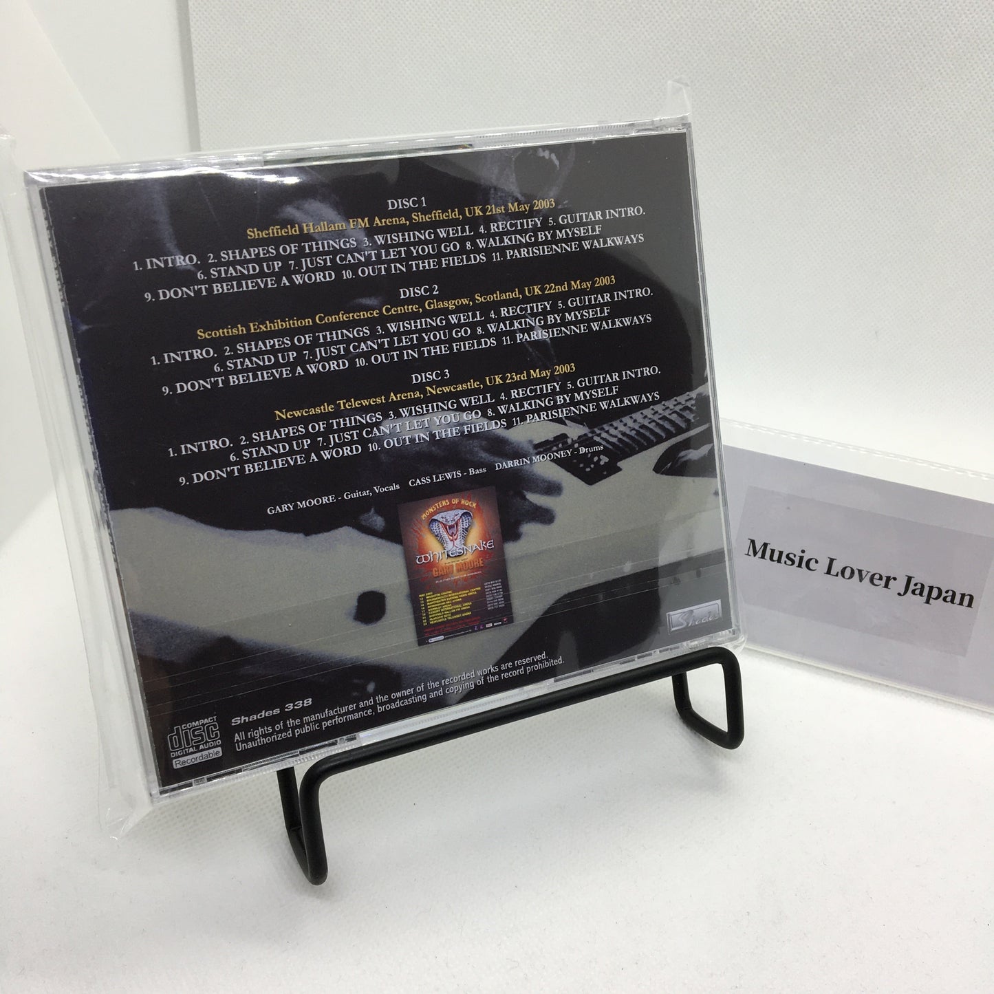 GARY MOORE / MONSTERS OF ROCK TAPES VOL.3 (3CDR)