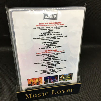 OASIS / LIVE ON TV 1994-1995 PRO SHOT (1DVDR)