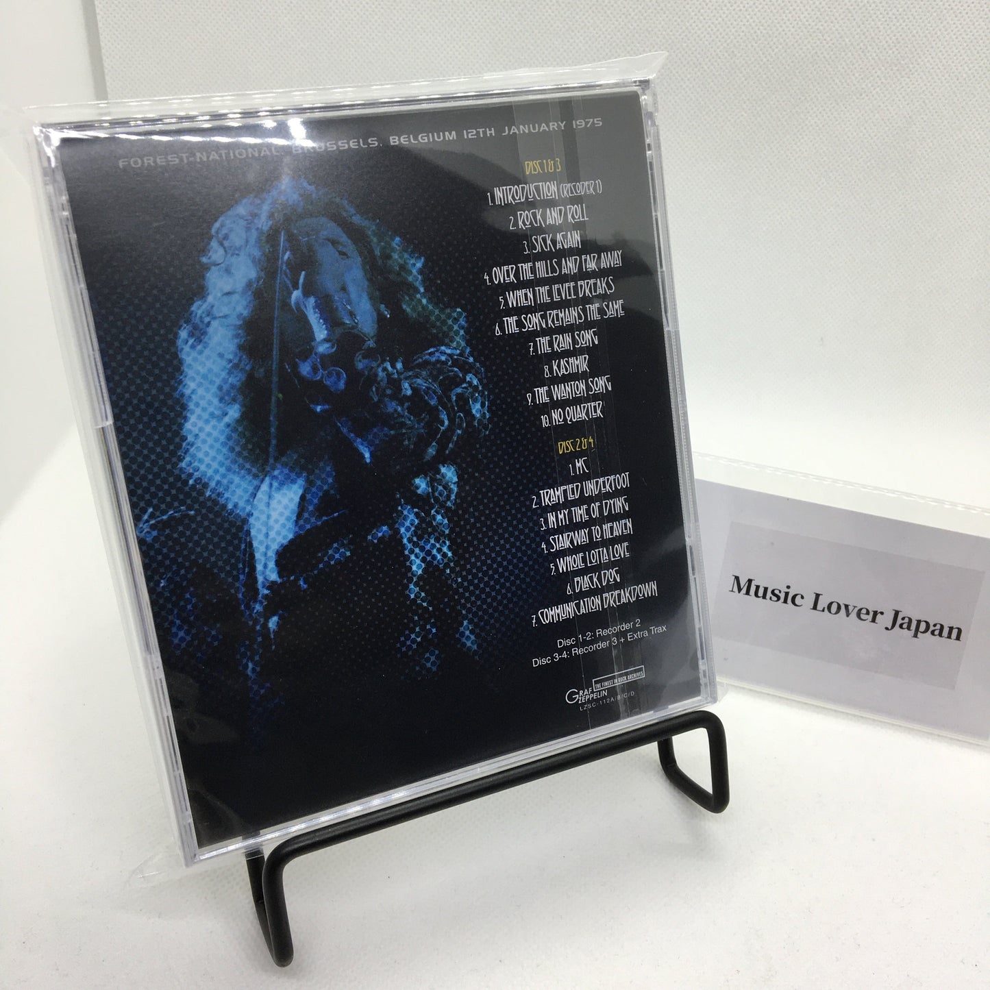 LED ZEPPELIN / WHEN THE LEVEE BREAKS BRUSSELS 1975 (4CD)