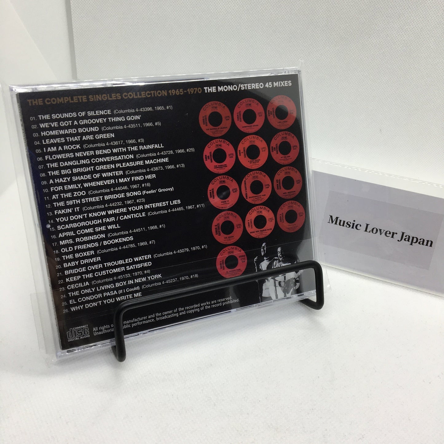 SIMON & GARFUNKEL / THE COMPLETE SINGLES COLLECTION 1965-1970 THE MONO (1CD)
