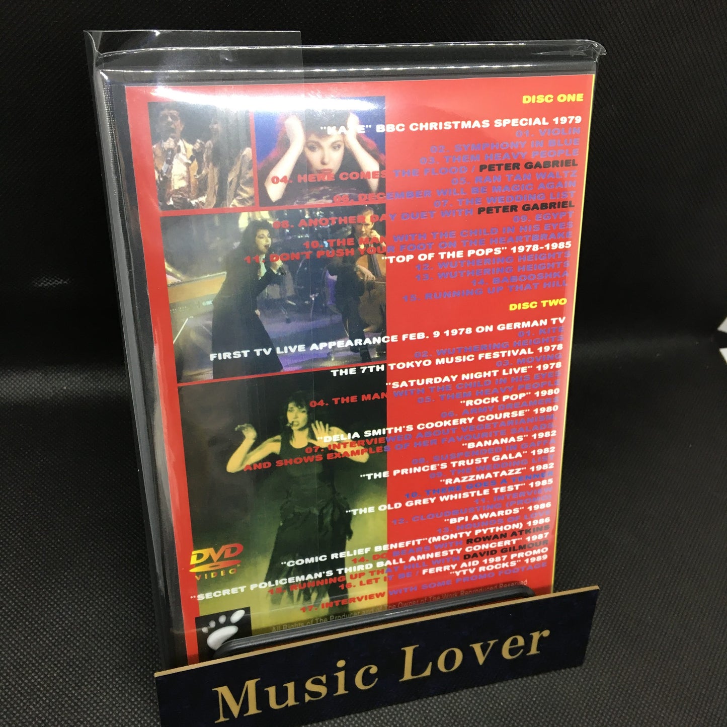 Kate Bush Feat.Peter Gabriel & David Gilmour / TV COMPILE 1978-1989 (2DVDR)