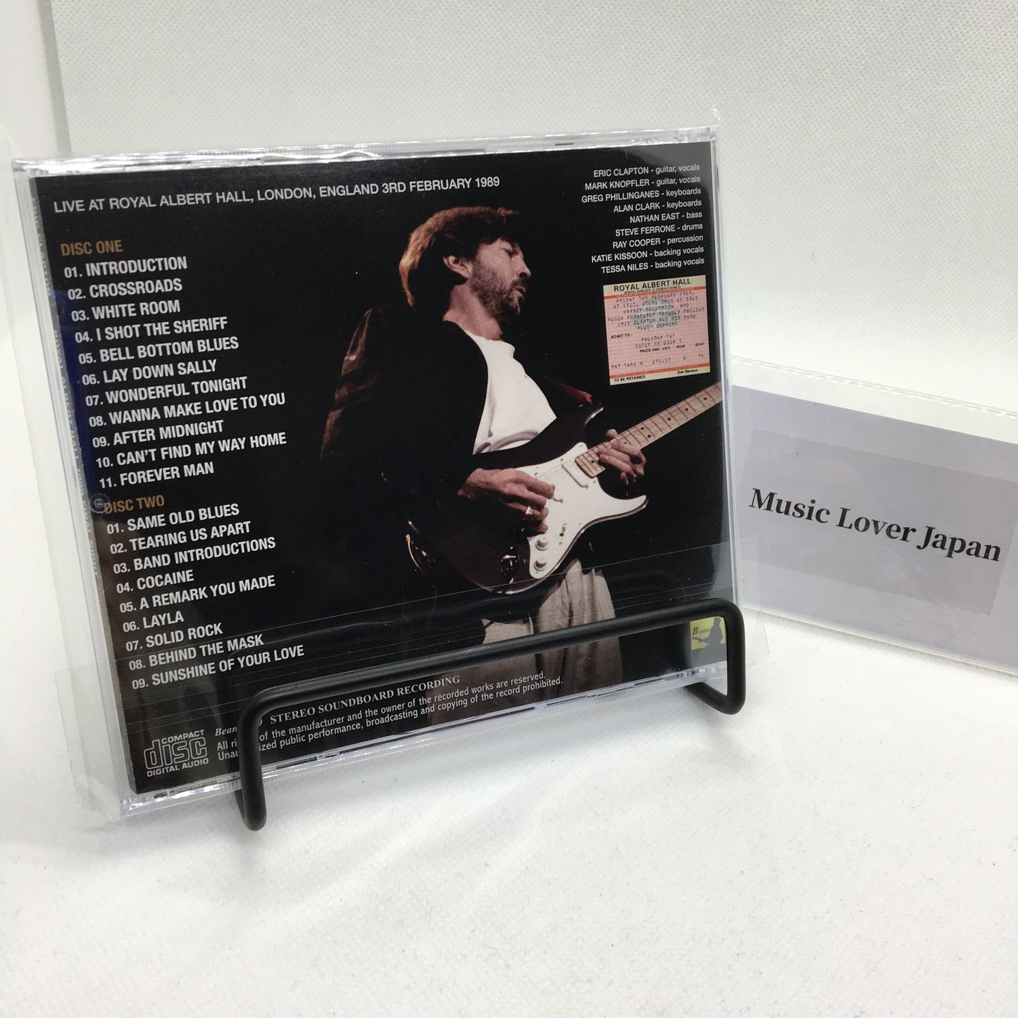 ERIC CLAPTON / ROYAL ALBERT HALL 1989 FINAL NIGHT SOUNDBOARD MASTER (2CD)