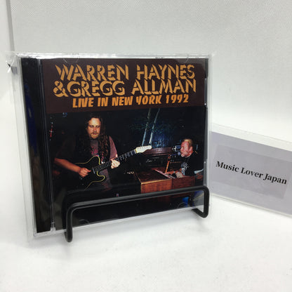 WARREN HAYNES & GREGG ALLMAN / LIVE IN NEW YORK 1992 Soundboard (2CDR)