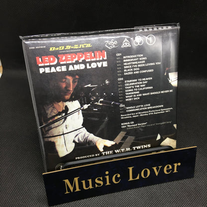 LED ZEPPELIN / PEACE AND LOVE (6CD+DVD) Live In Hiroshima 1972 Limited Box