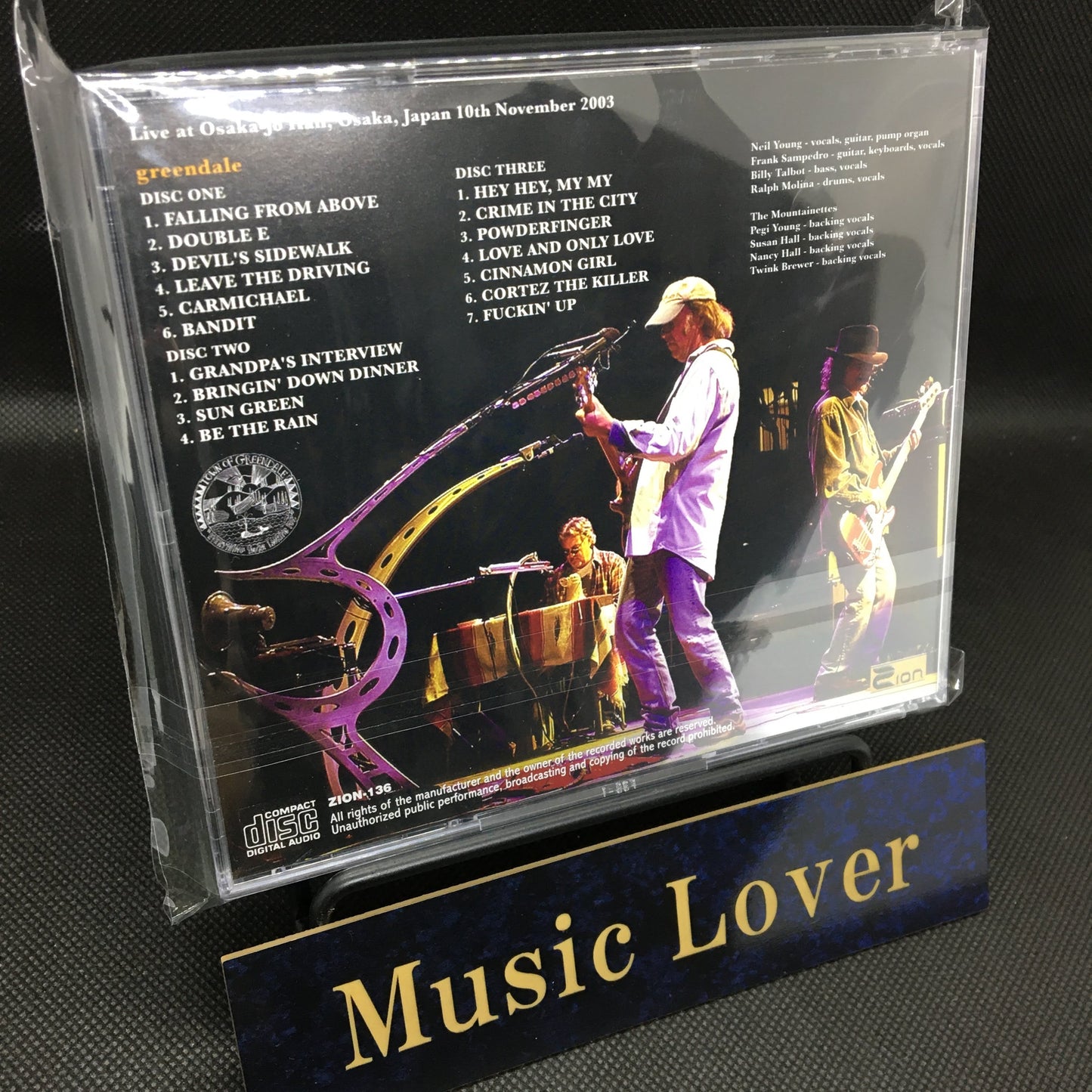 NEIL YOUNG Y CRAZY HORSE / OSAKA 2003 (3 CD)