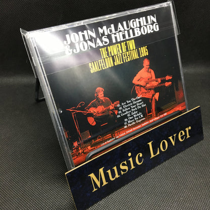JOHN McLAUGHLIN & JONAS HELLBORG / THE POWER OF TWO SAALFELDON JAZZ FESTIVAL 1985 SOUNDBOARD (1CDR)