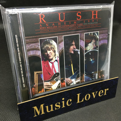 RUSH / ANAHEIM 1981 MIKE MILLARD 1ST GENERATION TAPES 2024 REMASTER (2CD)