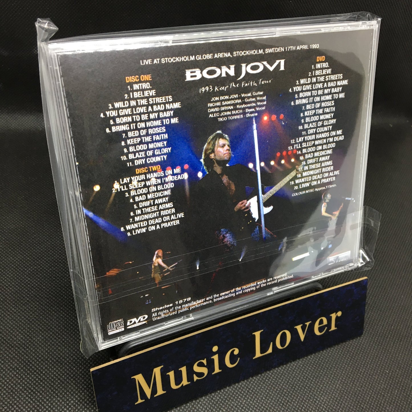 BON JOVI / STOCKHOLM 1993 (2CDR+1DVDR)