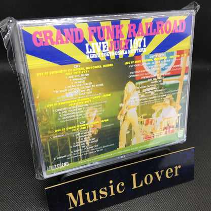 GRAND FUNK RAILROAD / LIVE JULY 1971 50TH ANNIVERSARY COLLECTOR'S EDITION (2CD+DVD)