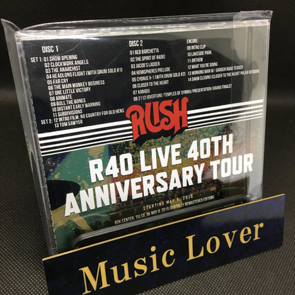 RUSH / R40 LIVE 1st Night in Tulsa Digital Remaster Edition (2CDR)