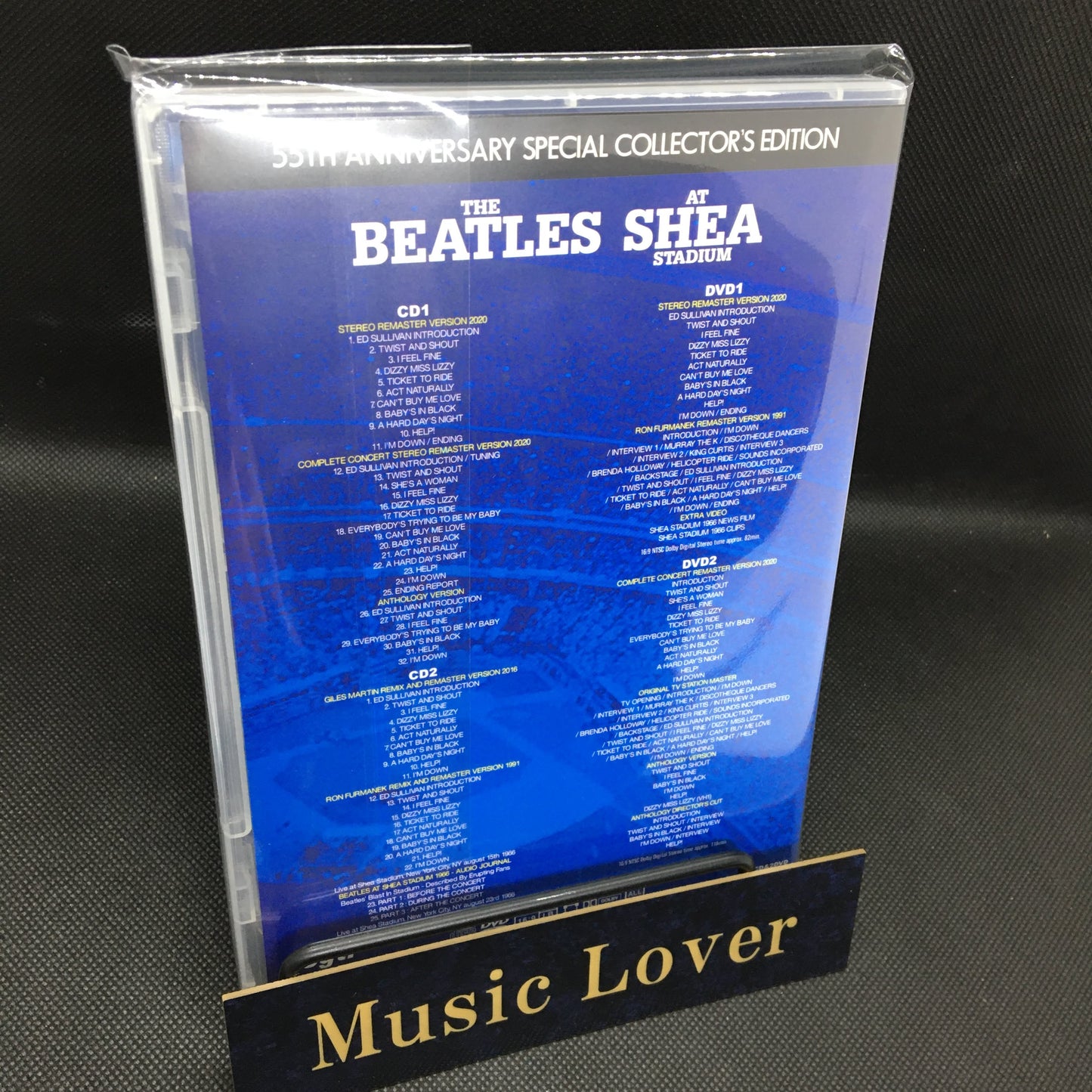 The Beatles At Shea Stadium 55th Anniversary Collectors Edition 2 CD 2 DVD Set